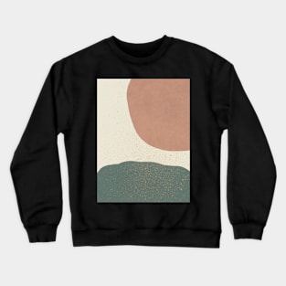 Minimalist Painting - Terra Green Crewneck Sweatshirt